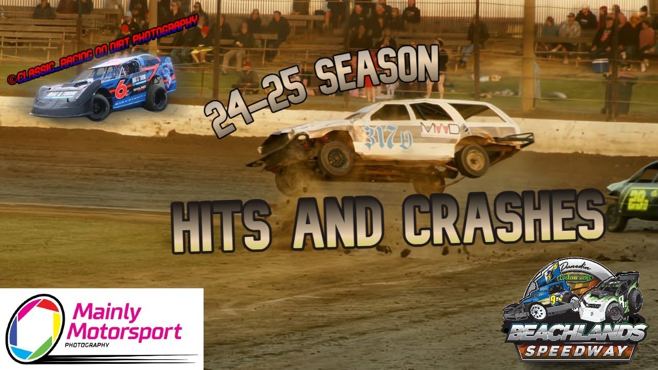 24-25 Season Hits and Crashes | Beachlands Speedway