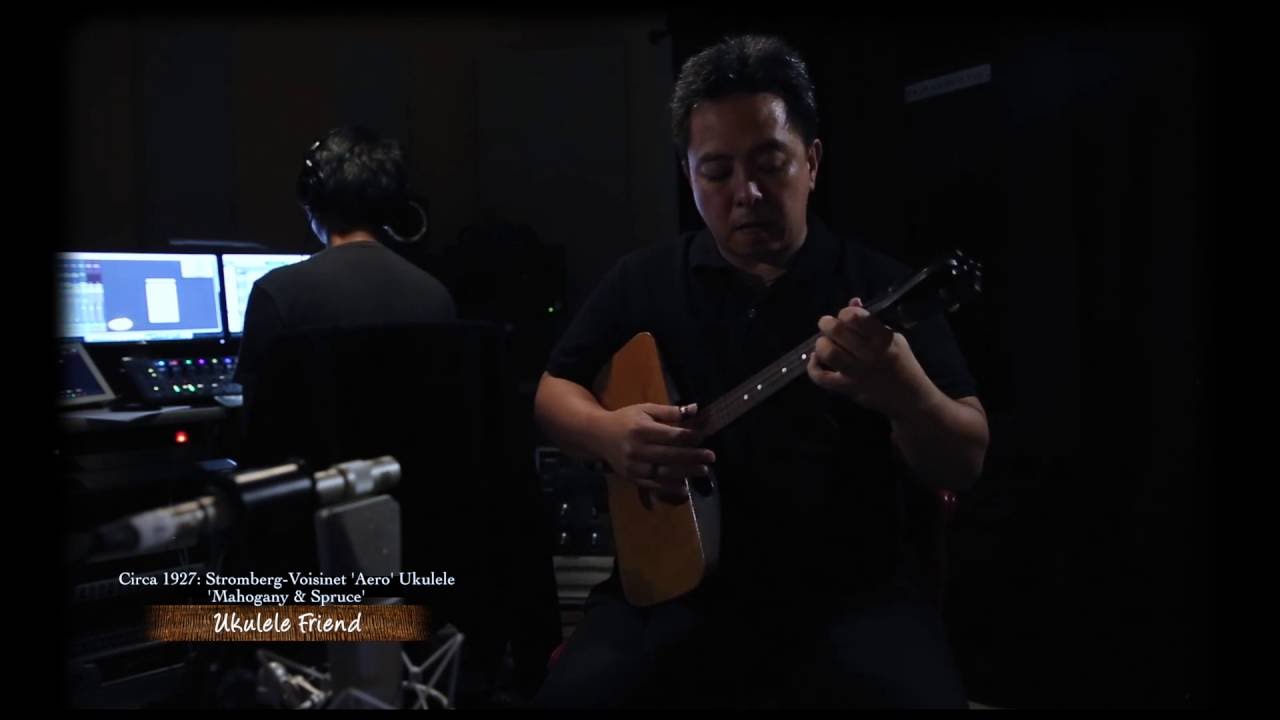 UKULELE FRIEND: Herb Ohta Jr. and Circa 1927 Stromberg-Voisinet 'Aero' Ukulele