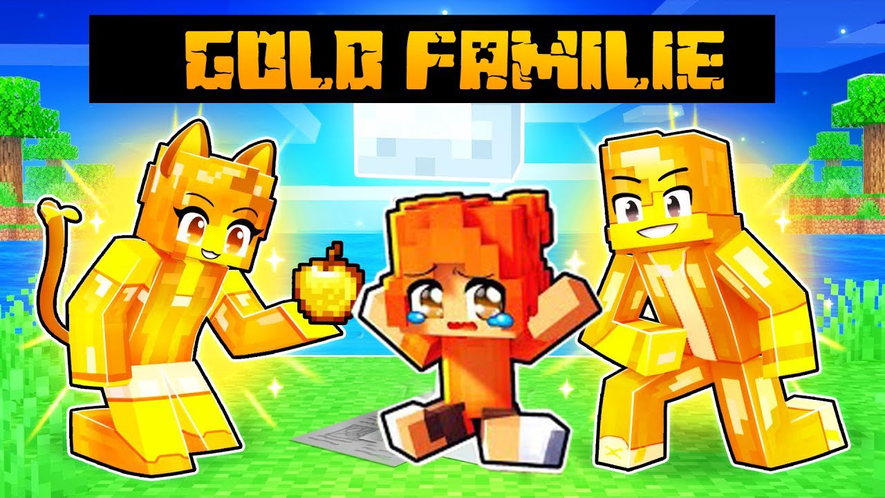 ADOPTIERT von einer GOLD FAMILIE in Minecraft!