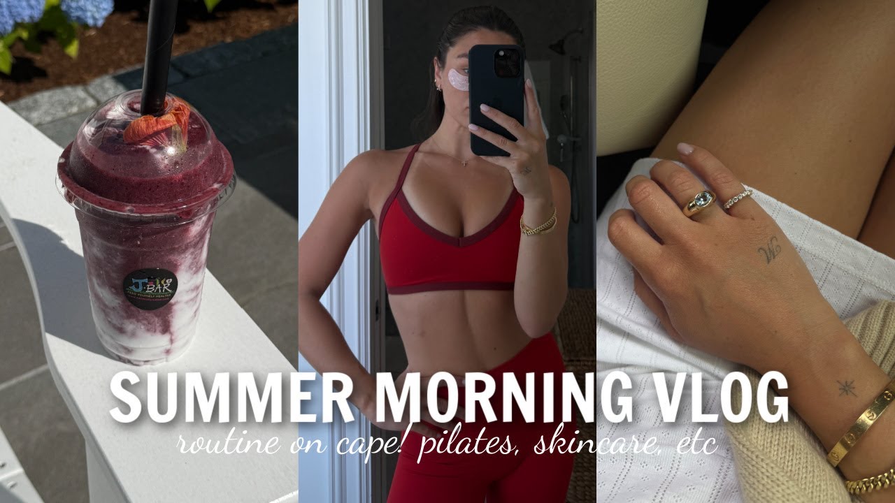 summer morning on cape cod! pilates, friends & chatting