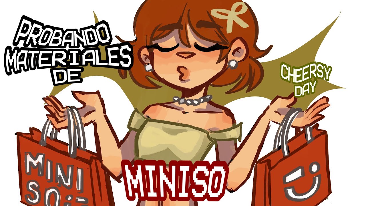 ★MINISO★ probando materiales de arte/ cheersy day/ by dammditto
