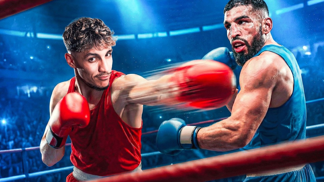J'AFFRONTE UN BOXEUR PRO 🥊 (Il m'a mis K.O) Ft. Bilel Jkitou