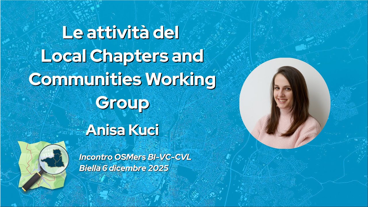 Le attività del Local Chapters and Communities Working Group