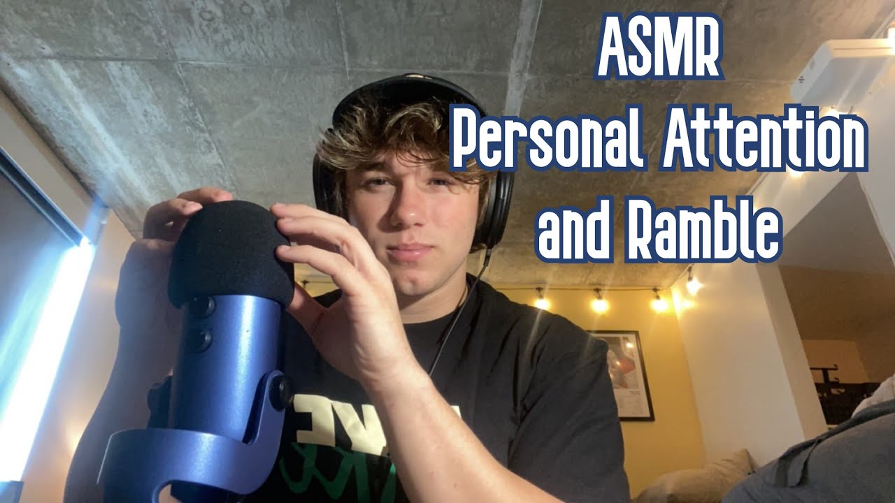ASMR personal attention to help with STRESS🌙 { soft whispering, hand sounds, mic poking }