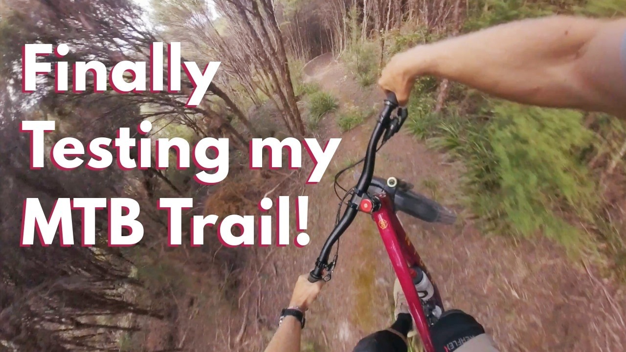Backyard MTB Trail Build Pt3, Testing day!!