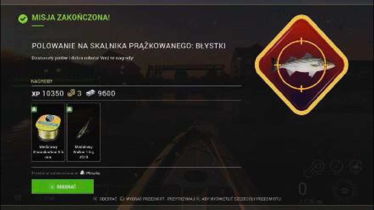 Fishing planet(Ps5).Polowanie na Skalnika prążkowanego-błystki.4 ryby.