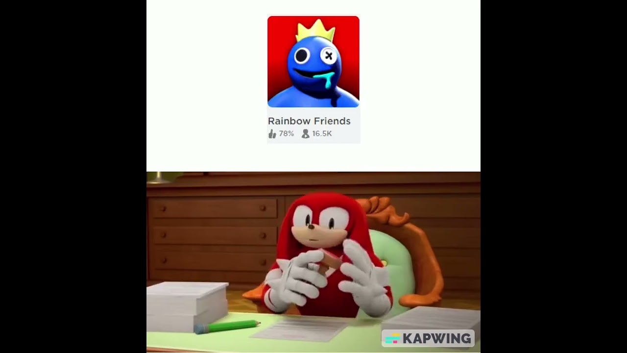Knuckles rates Roblox 