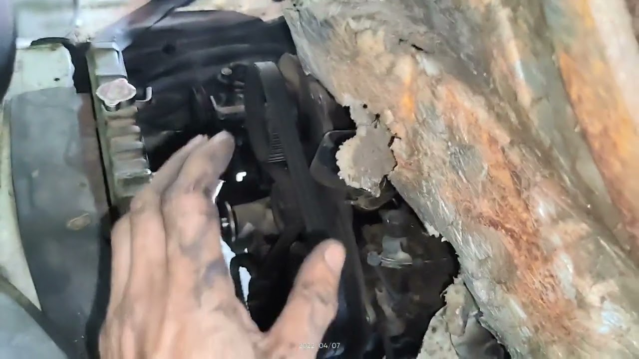 4d56 engine, dahilan ng makalampag na makina, putol na balancer belt .