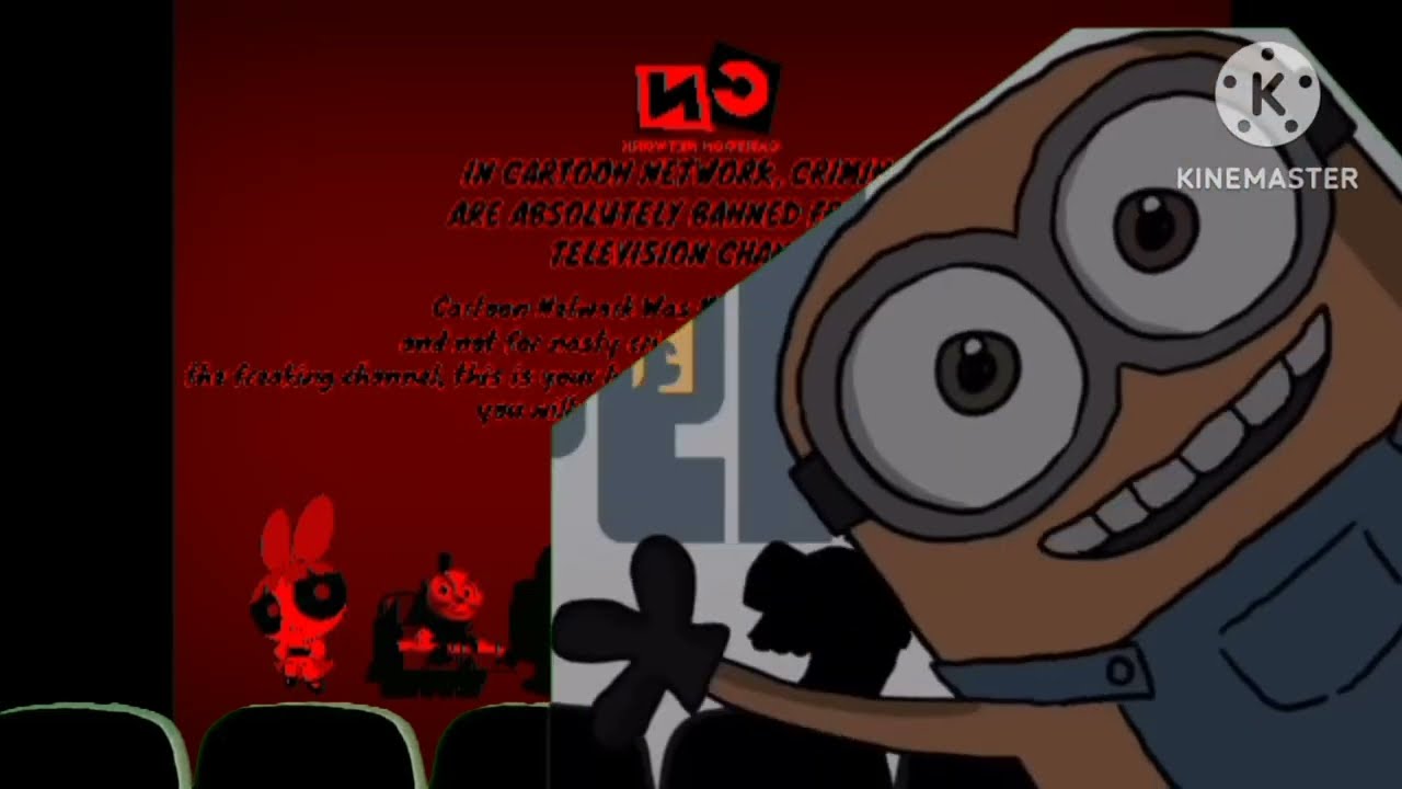 Minions Watching Cartoon Network Anti Piracy Screen 2004-2006