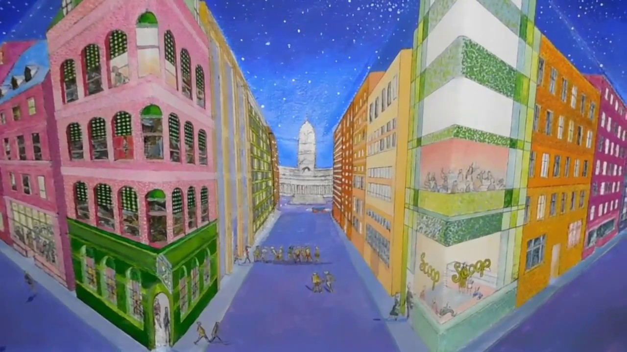 Tintin 3D Illusion Painting by Richard Weiss