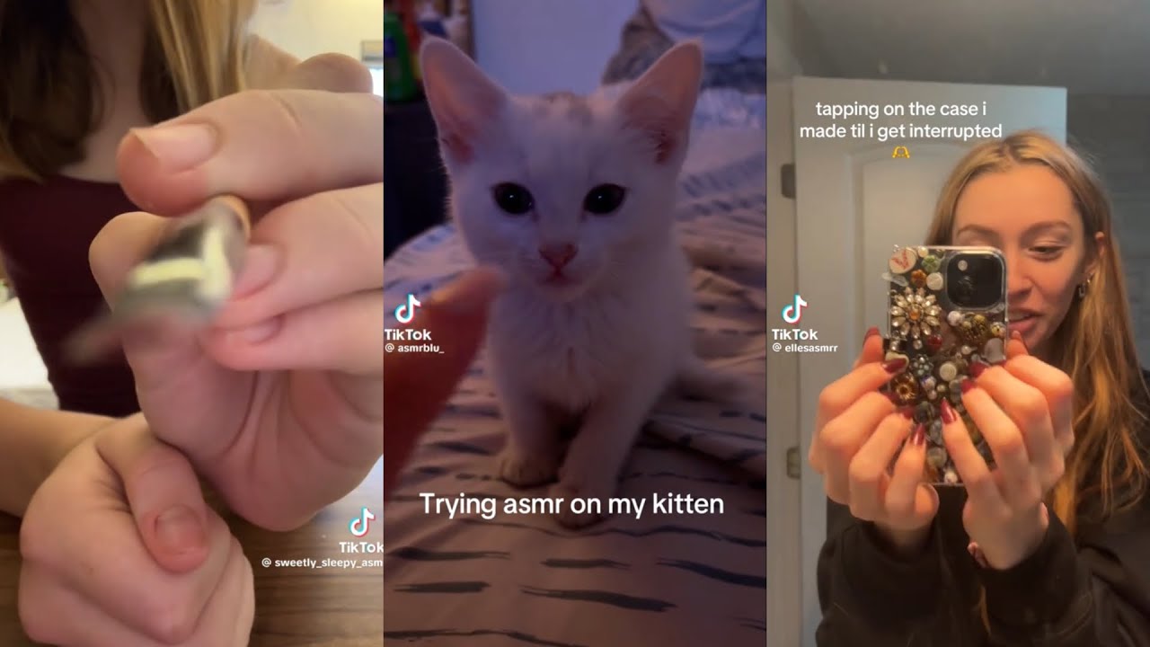 my favourite lofi asmr tiktok (visuals, mouth sounds)