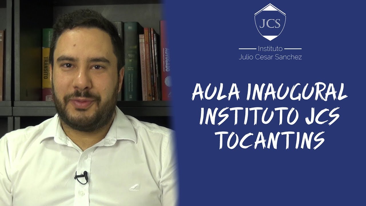Aula Inaugural Instituto Julio Cesar Sanchez em Tocantins