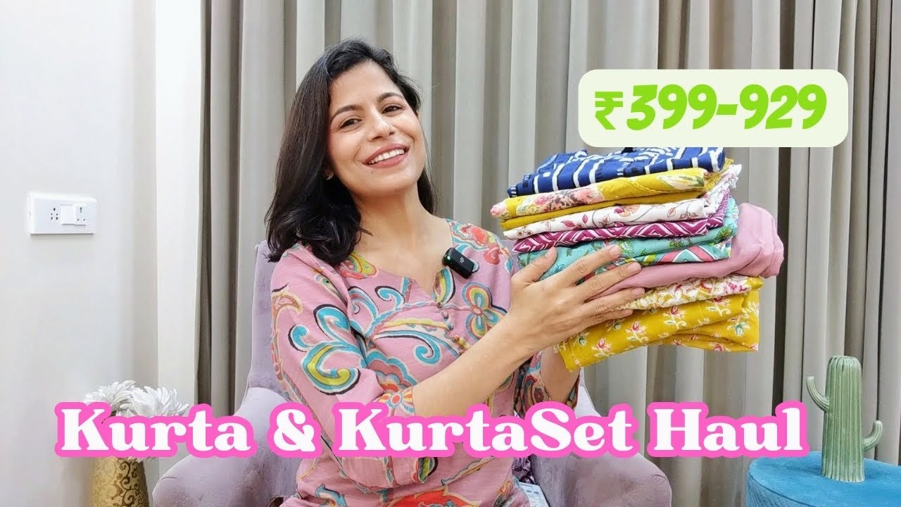Best Affordable Kurta & Kurta Sets Haul (₹399-929) l Dream Simple
