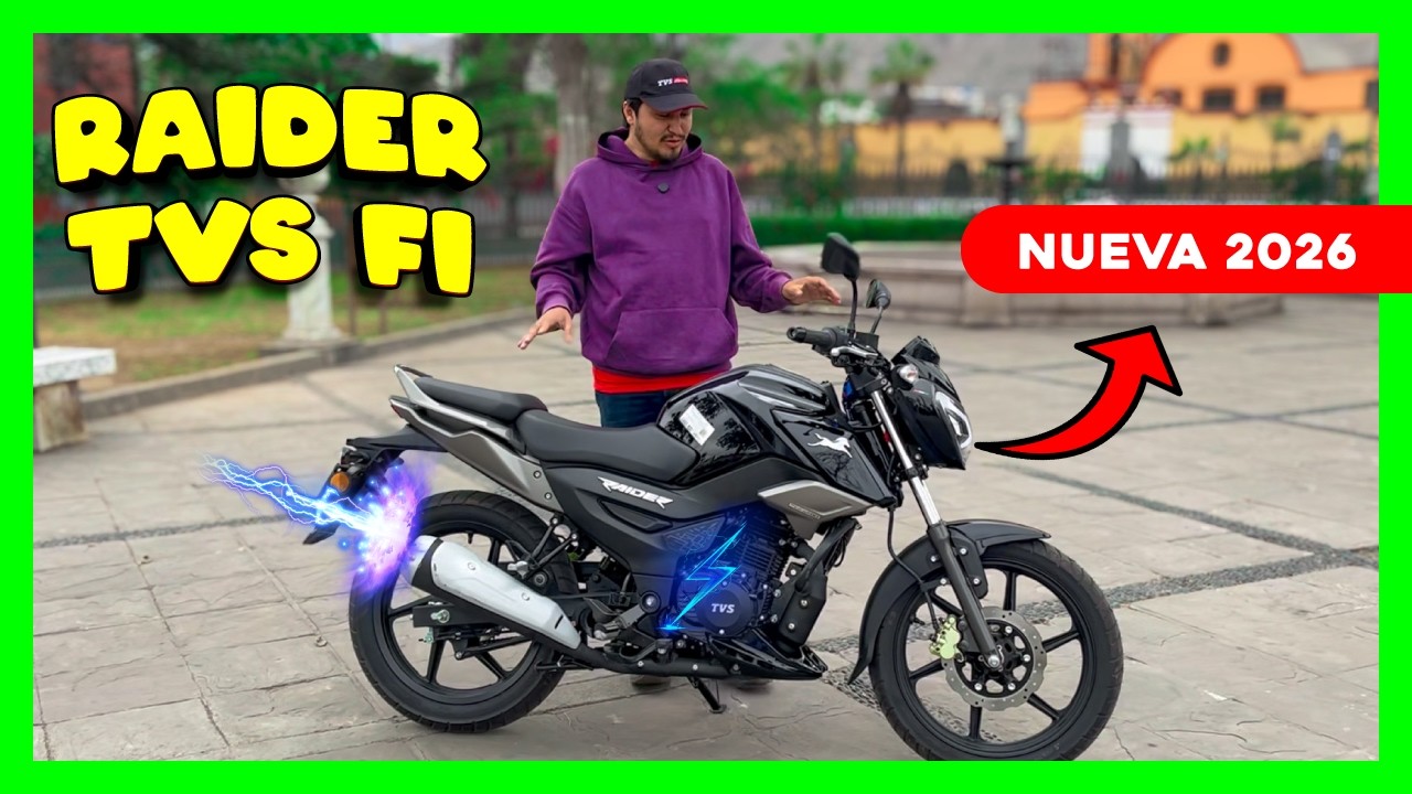 🥇TVS RAIDER  FUEL INYECTION  🔥 DISPONIBLE PARA LA VENTA EN PERÚ 🎁