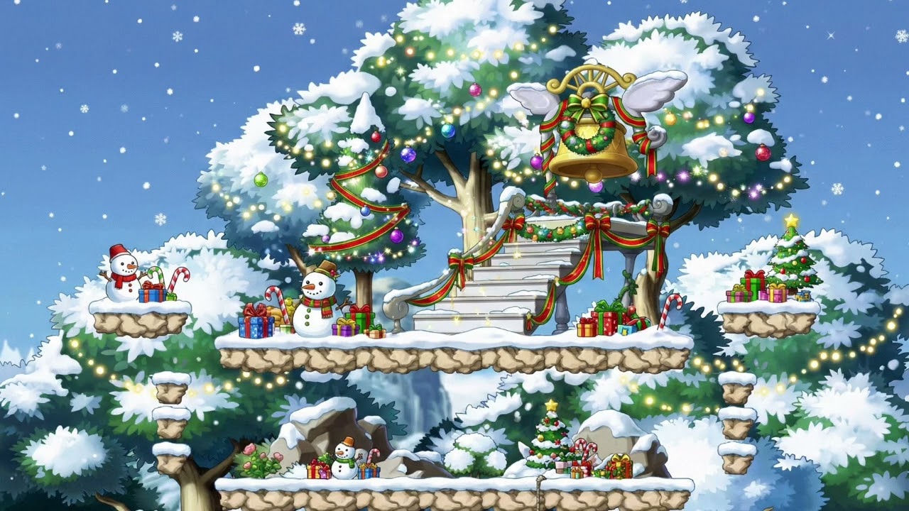 메이플스토리 수련의숲(X-mas ver.)