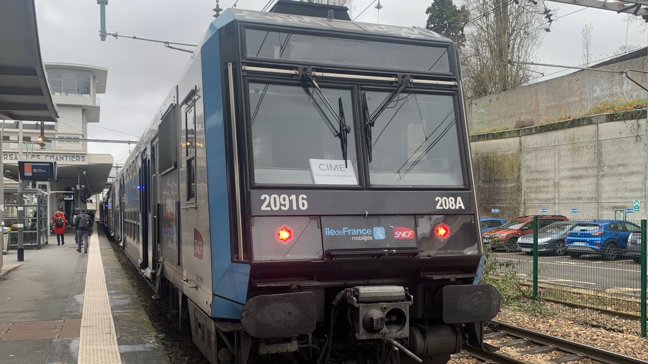[Transilien V] Voyage dans une Z20900 IDFM n•208A entre Massy-Palaiseau et Versailles-Chantiers.