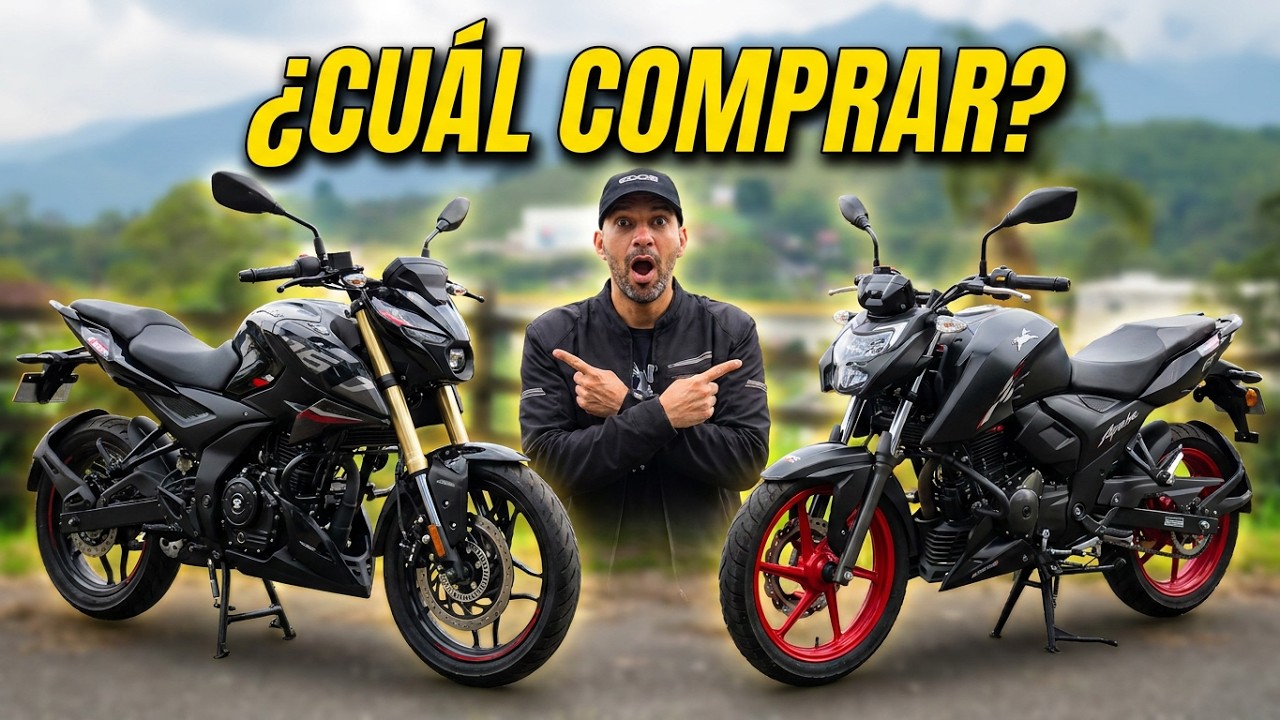TVS Apache RTR 160 vs Pulsar N160 Pro - ¿Cuál elegir? | Carlos en Moto