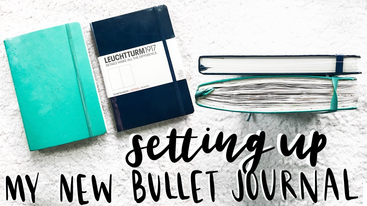 Migrating Into My New Bullet Journal || Bullet Journal Setup