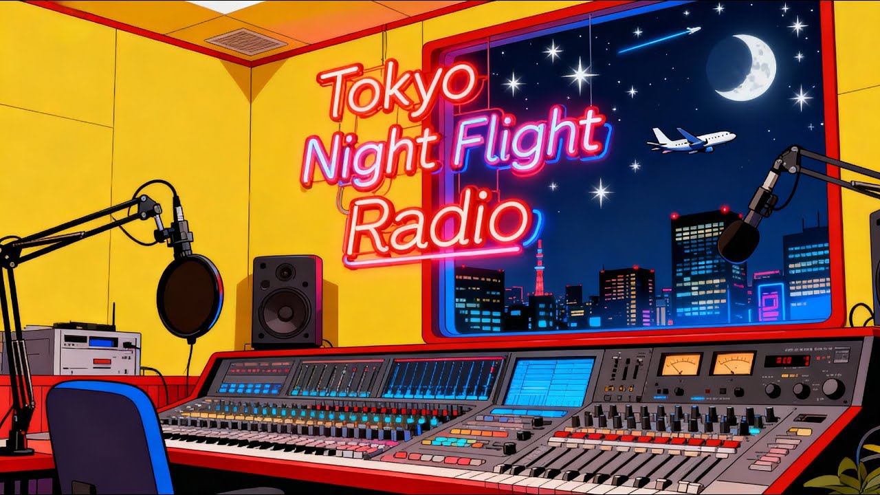# 148 Tokyo Night Flight Radio | Lo-fi World Fusion Grooves | Cross-Cultural Soundscape