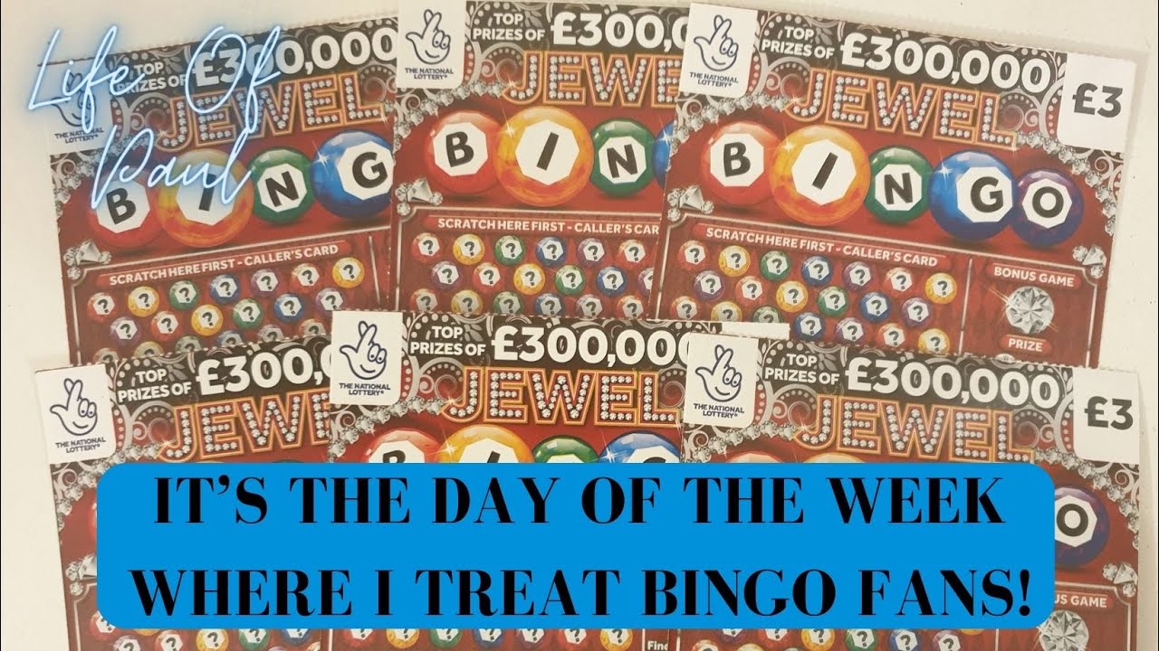 Bingo Sunday with £18 of Jewel Bingo cards!