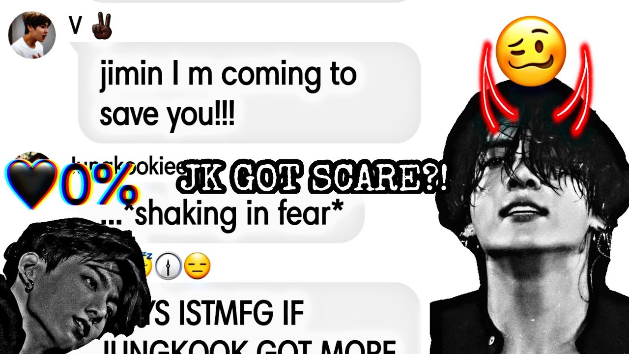 BTS-TEXTS jK gOt sCarEd?!