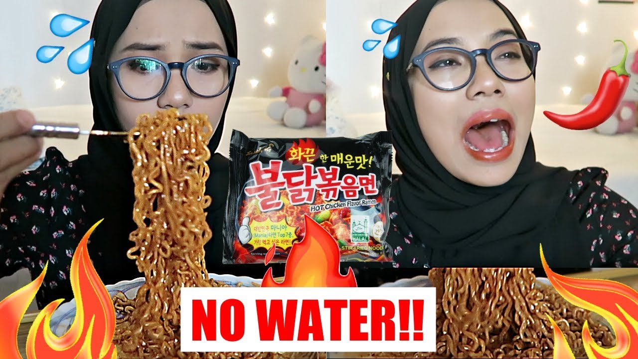 SPICY RAMEN SAMYANG CHALLENGE +NO DRINK ALLOWED | MALAYSIA