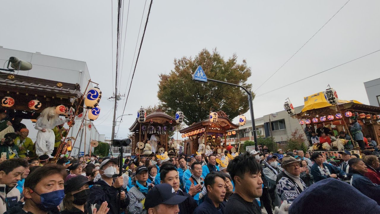 2023.11.12　東村山市民産業まつり　山車・神輿・大太鼓