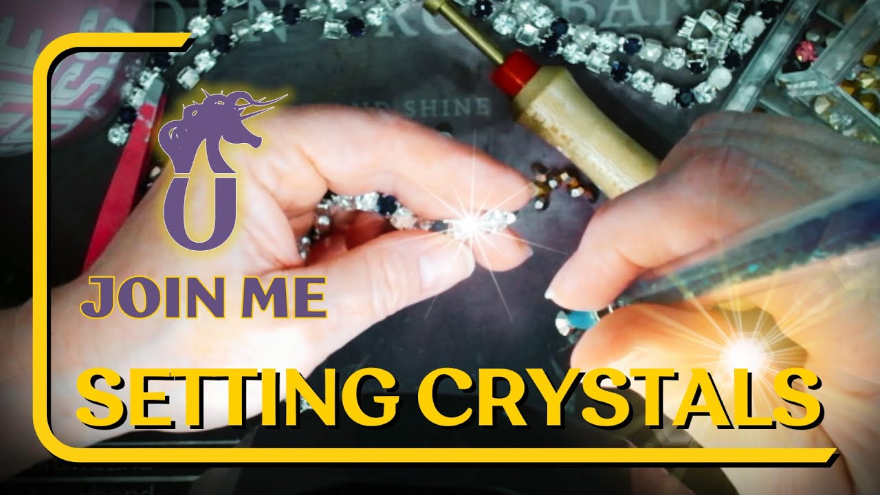 Join Me Setting Crystals for a Custom Browband | Unicorn Browbands