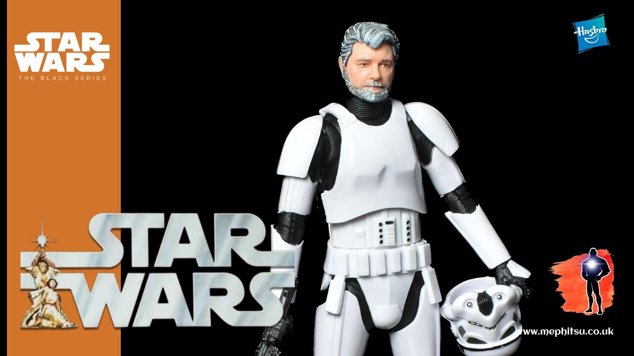 Star Wars Black Series George Lucas as a Stormtrooper, Lucasfilm 50th Anniversary Exclusive