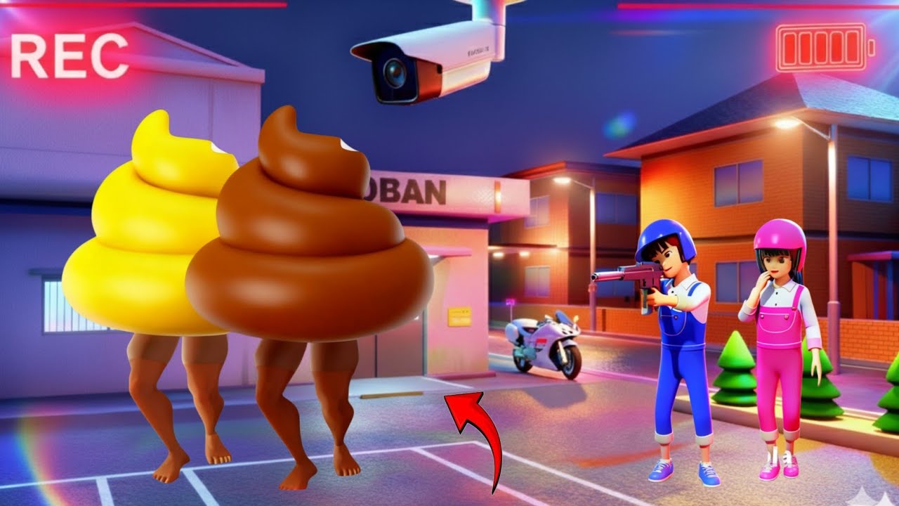 Yuta Mio Mulai Panik Terekam CCTV Anomali Pup Eek 😱 || Sakura School Simulator