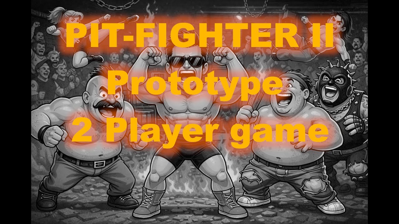 PIT FIGHTER II  - 2 Player game - Prototype 1993 Sega Genesis Unreleased #retrogaming #unreleased