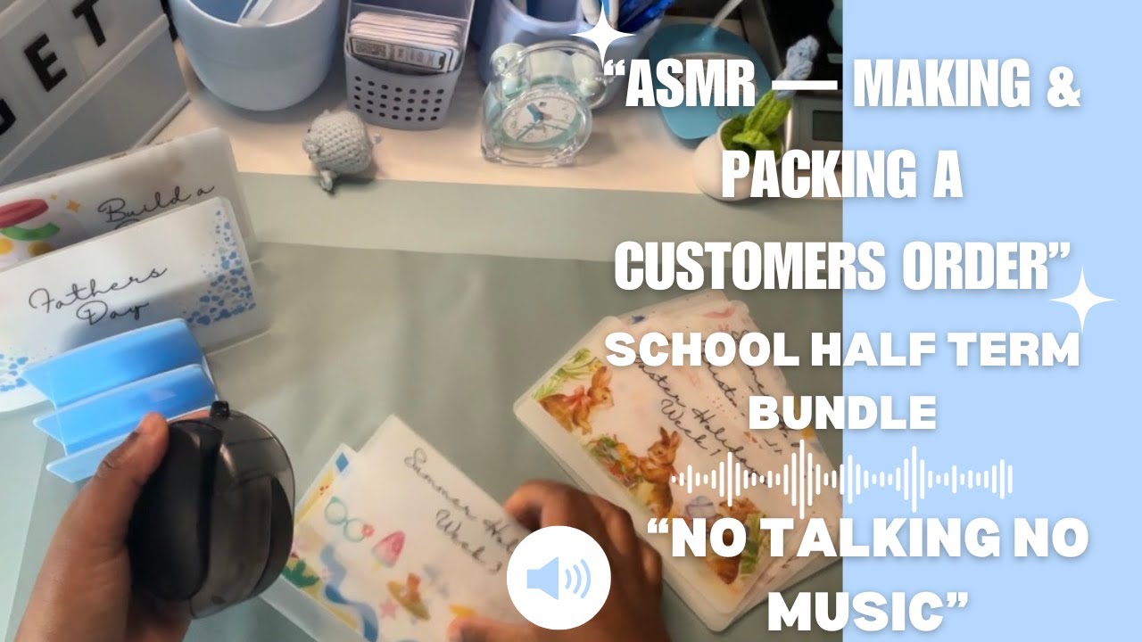 ASMR | Making a Customer’s Order: 13-Pack School Half-Term Bundle + Buffer Wallet