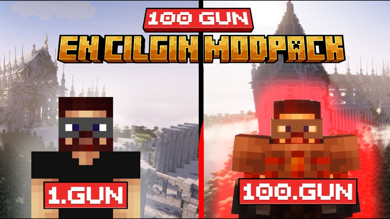 Minecraft EN ÇILGIN ORTAÇAĞ MOD PAKETİNDE 100 GÜN HAYATTA KALMA | BÖLÜM 1 @brownietrr
