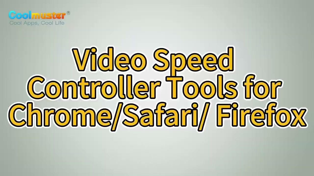 Video Speed Controller for Seamless Playback