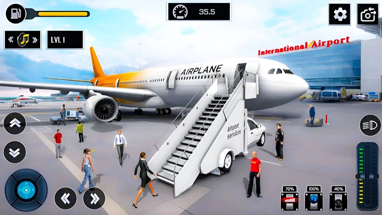 Flight Airplane City Pilot Simulator - Plane Boeing Emergency Landing - Android Gameplay part -8