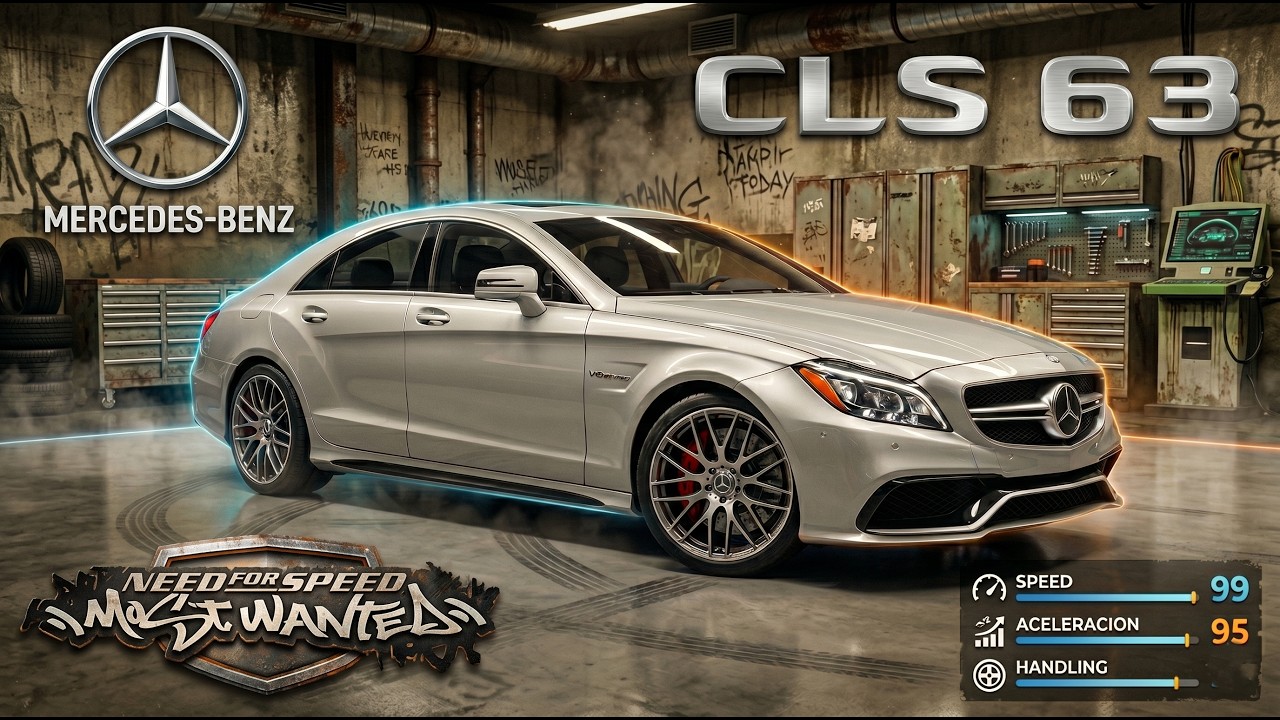 Mercedes Benz CLS 63 AMG Takes On NFS Most Wanted
