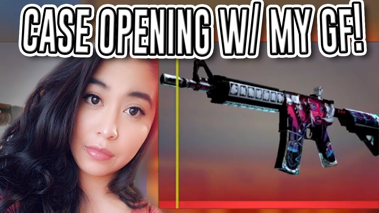 OPENING CASES WITH MY GIRLFRIEND (Not Clickbait) - (CSGO Case Opening!)