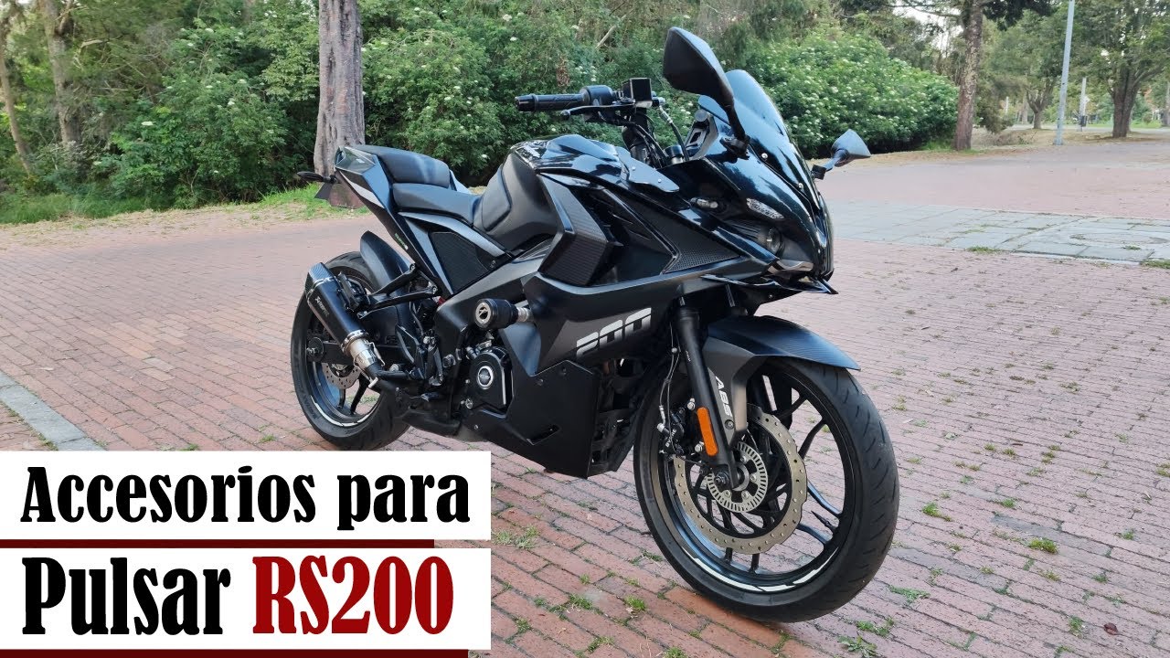 PULSAR RS200 2024 / 🤔🔥¿Que accesorios le tengo a mi moto?🔥🤔