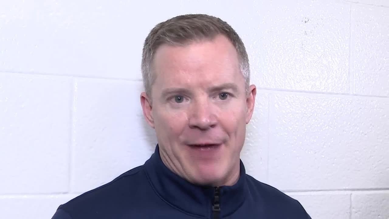 Interview: Dusty May speaks after Michigan's THRILLING victory over Wisconsin in the BTT semifina...