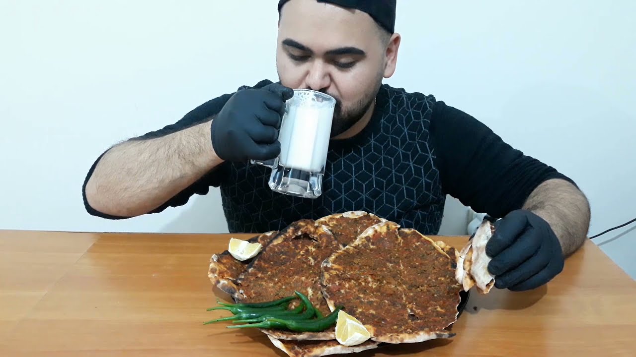 *ASMR* | 5 DAKİKADA 5 LAHMACUN HIZLI YEME CHALLENGE | EATİNG SOUNDS | ASMR TÜRKÇE