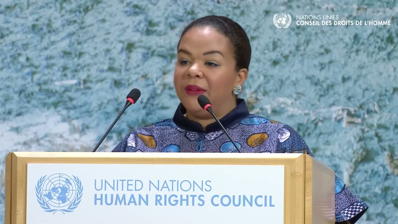 RDC   Intervention de Thérèse Kayikwamba Wagner au Conseil des droits de l'homme