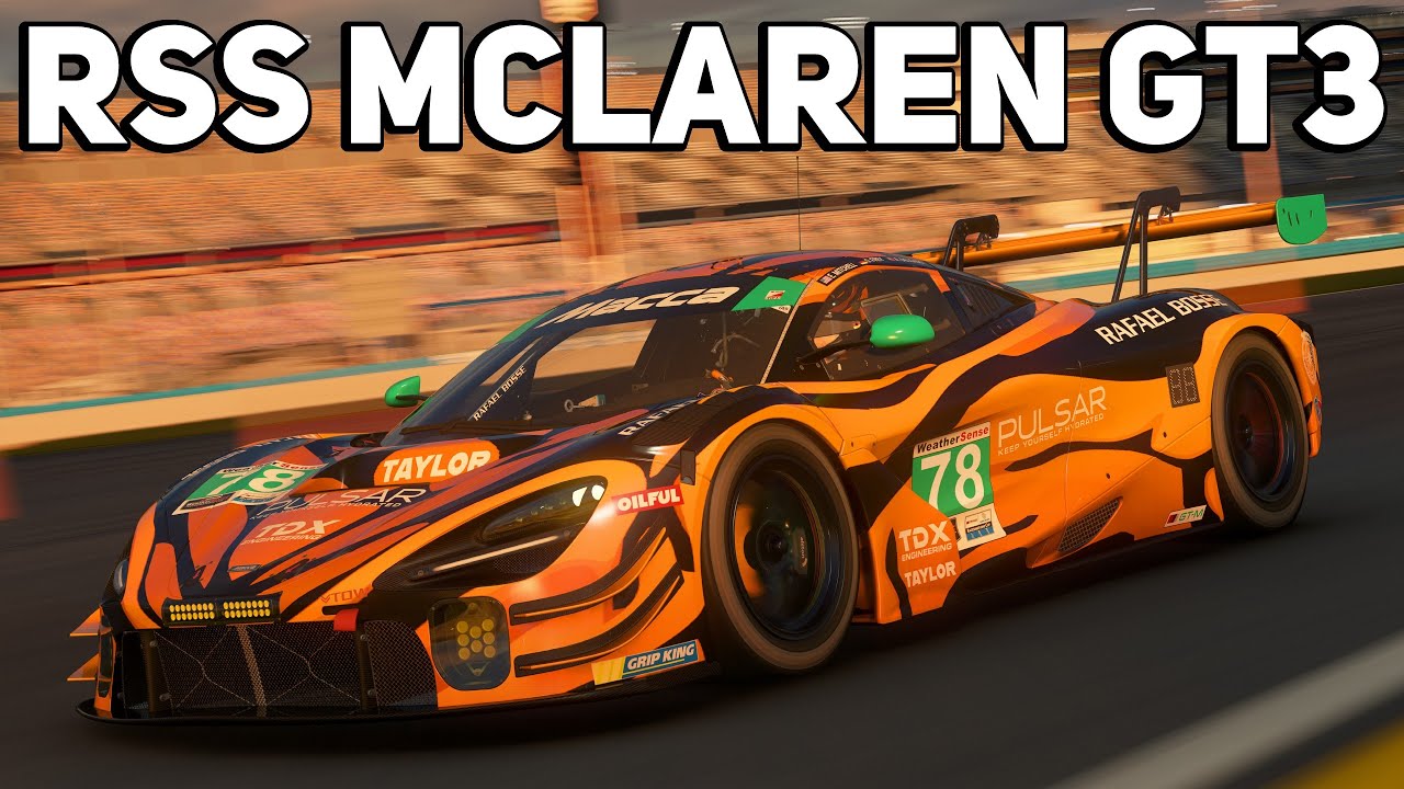 НОВЫЙ RSS McLaren 720s GT3 для Assetto Corsa!!