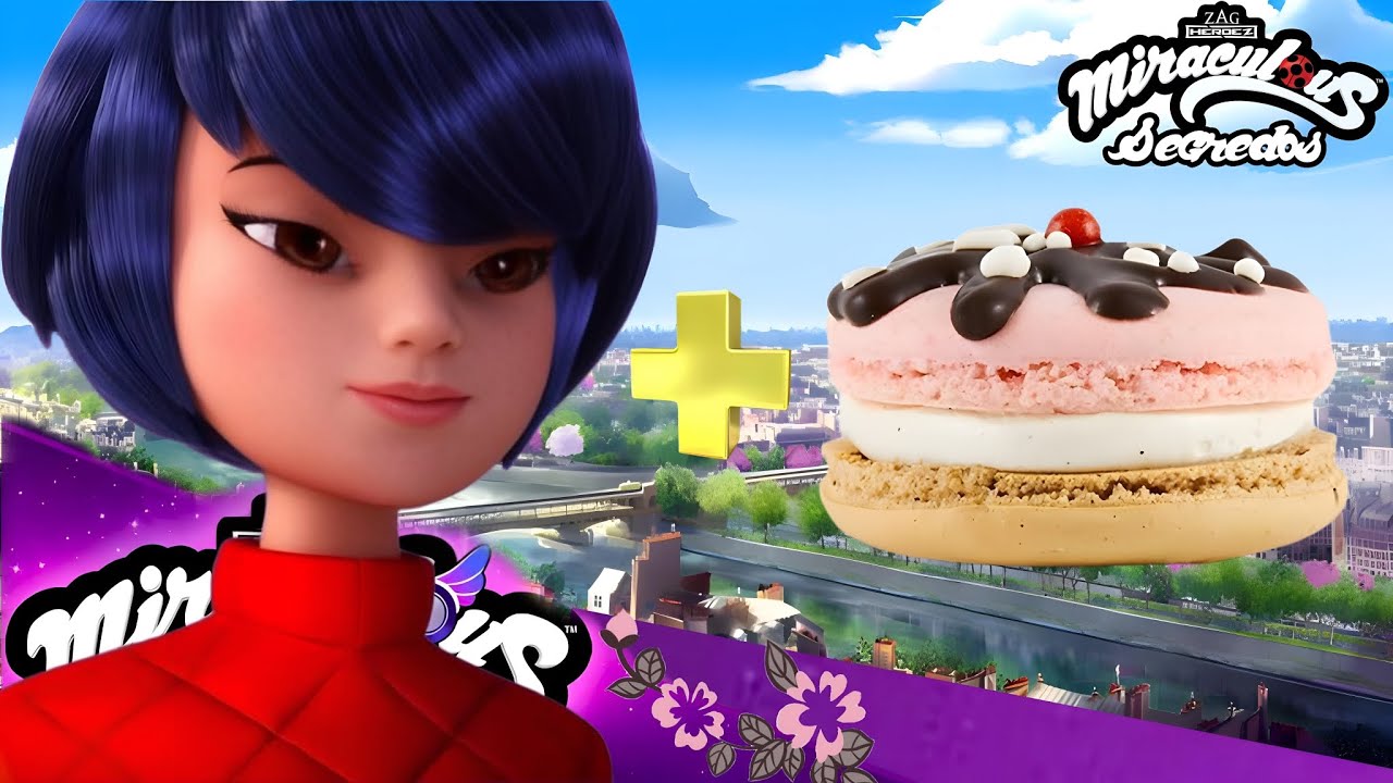 miraculos character matching velvet macarons