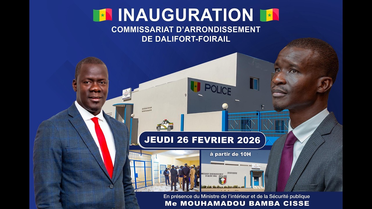 Dalifort ‑ Foirail : Inauguration du commissariat de d'arrondissement de Dalifort-Foiraill...
