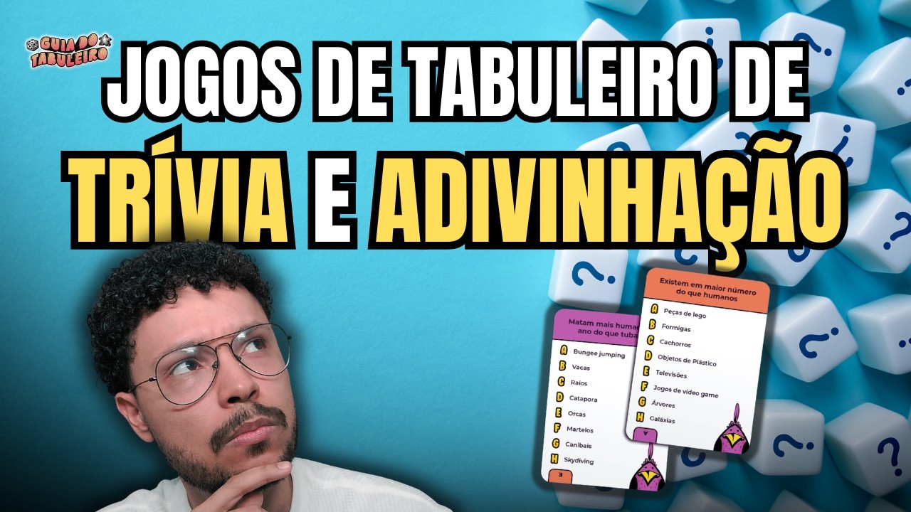 10 Melhores Jogos de Tabuleiro de TRÍVIA/ADIVINHAÇÃO! Pra quem gostava de Perfil