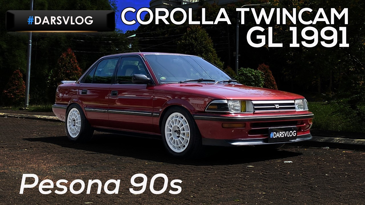 MODIFIKASI GANTENG GAGAH - Toyota Corolla Twincam GL 1.6 1991 ‼️ #DARSVLOG