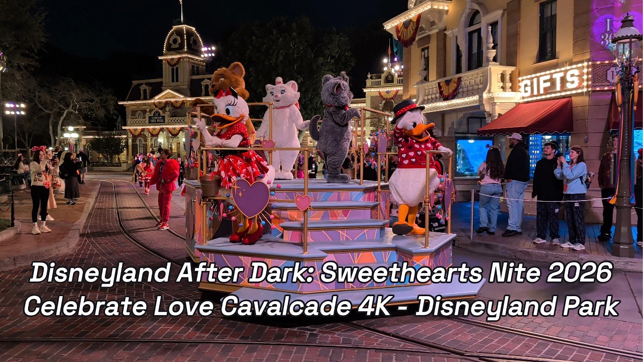 Disneyland After Dark: Sweethearts Nite 2026 - Celebrate Love Cavalcade 4K - Disneyland Park