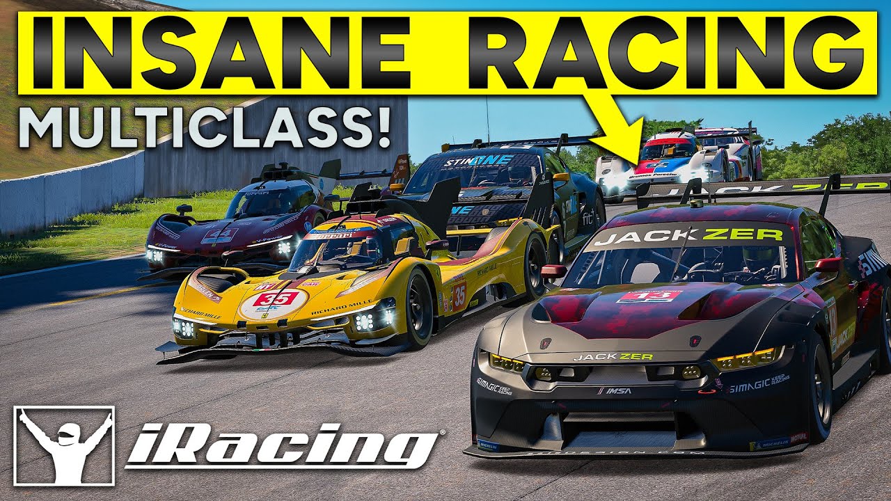 Моя самая напряженная гонка на iRacing КОГДА-ЛИБО!