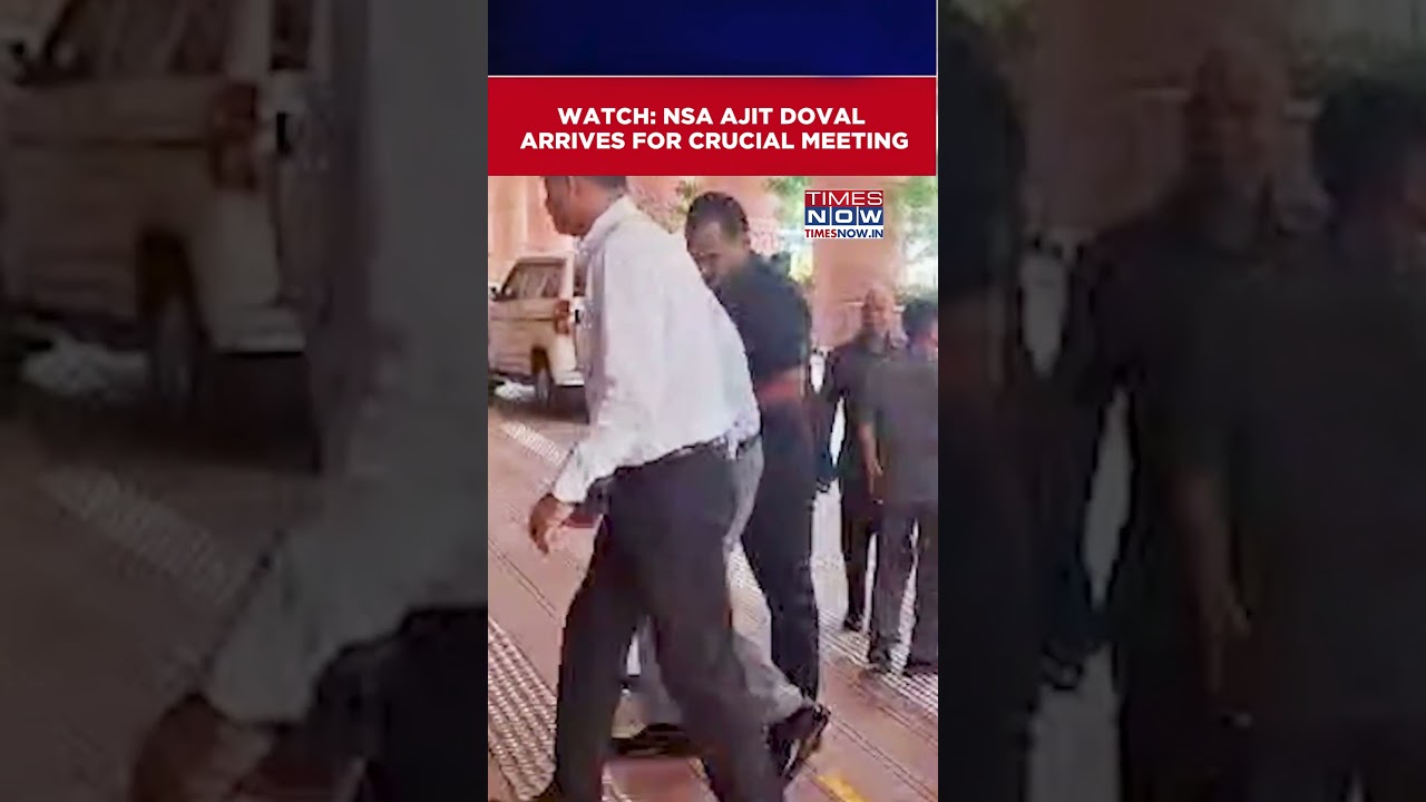 NSA Ajit Doval Arrives For High-Level Meeting Ahead Of Amarnath Yatra | Jammu And Kashmir #shorts