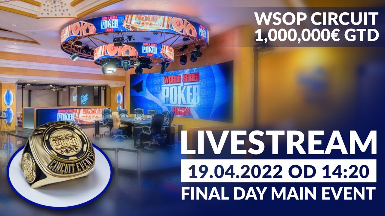 SPTV LIVE: WSOPC 2022 Spring Edition, King's Resort Rozvadov